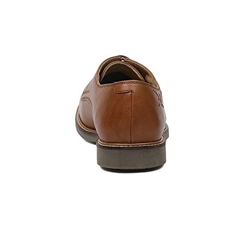 Bata Men's Milano Derby Brown Leather Sneakers - Image 3