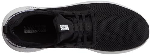 Skechers Men's GO Run Velocity Running Shoes - Black/White - Image 4