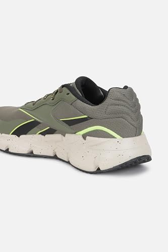 Reebok Zig Titanica Lite Men's Olive Running Shoes - Image 5