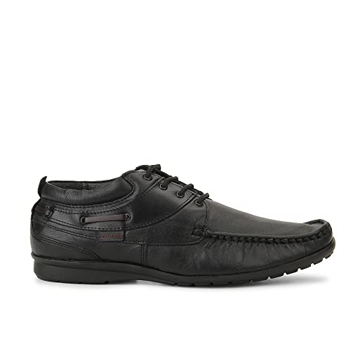 Red Chief Men's Black Formal Derby Shoes - Image 2