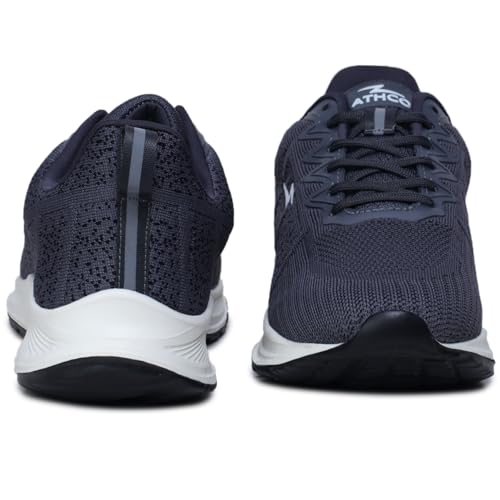 ATHCO Men's Koach Grey Running Shoes - Image 4
