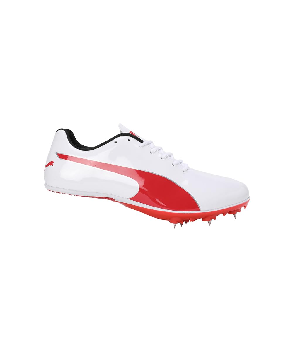 Puma Evospeed Sprint Running Shoe - White Red Silver - Image 3