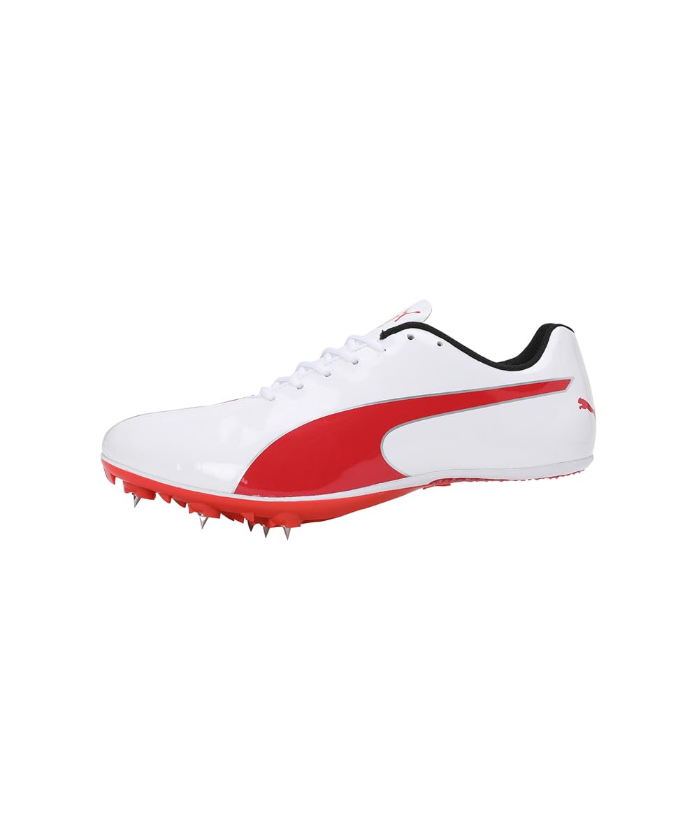 Puma Evospeed Sprint Running Shoe - White Red Silver - Image 2