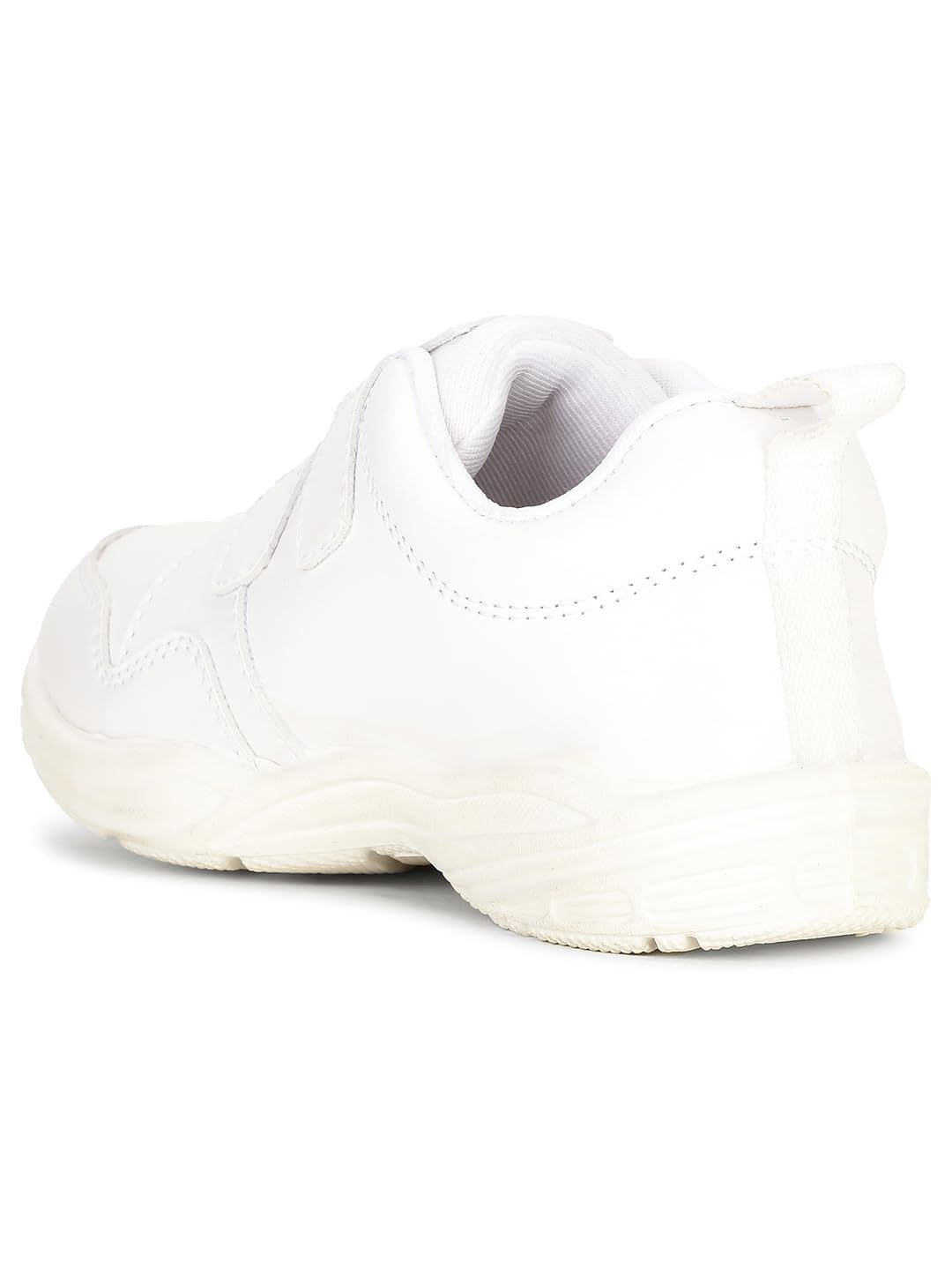 Bata Unisex White Velcro School Shoes - Image 4