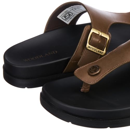 Woodland Men's Khaki Nubuk Slippers - Image 2