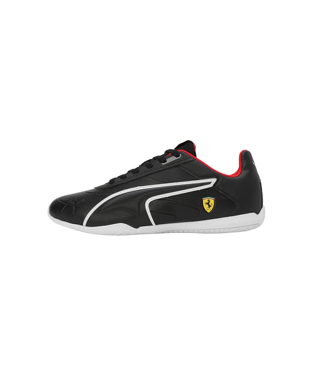 Puma Ferrari Tune Cat Sneaker - Black White Unisex - Image 3