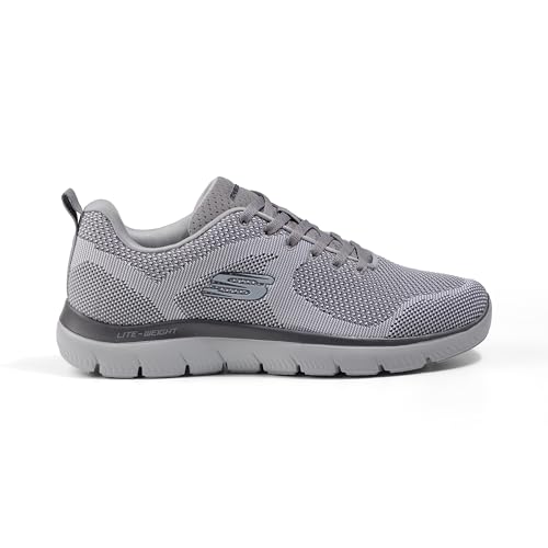 Skechers Mens Summits Sneaker - Light Gray - Image 2