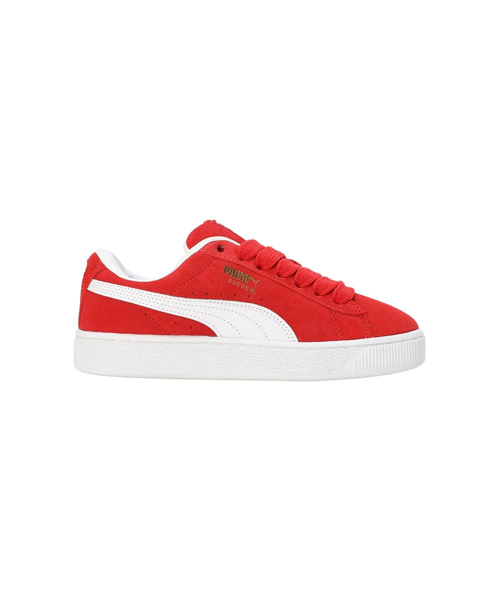 Puma Unisex Suede Sneaker - Red White - Image 3