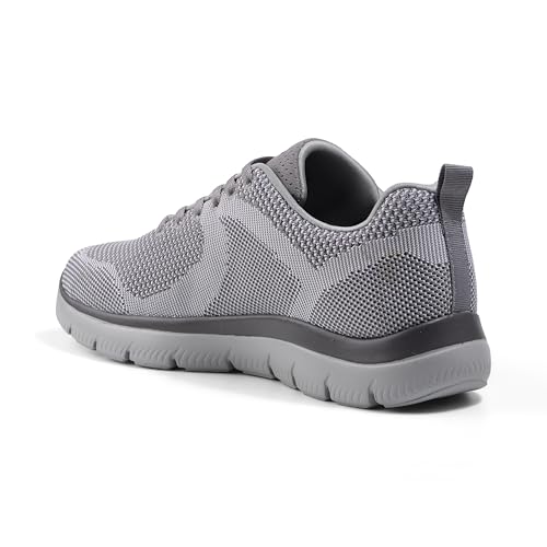 Skechers Mens Summits Sneaker - Light Gray - Image 3