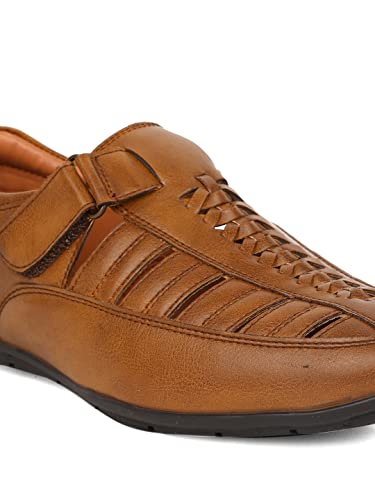 Bata Men's Slip-on Fisherman Sandal - Tan - Image 5