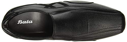 Bata Men's Black Slip-On Formal Shoes - Image 5