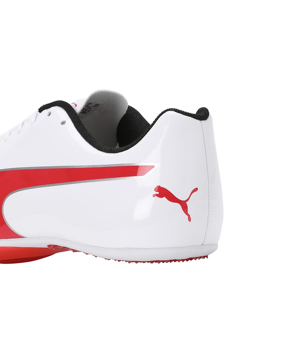 Puma Evospeed Sprint Running Shoe - White Red Silver - Image 4