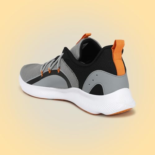 Reebok Men's Grey/Black/Nacho Running Shoe - Image 5