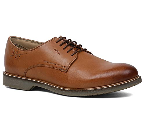 Bata Men's Milano Derby Brown Leather Sneakers - Image 2