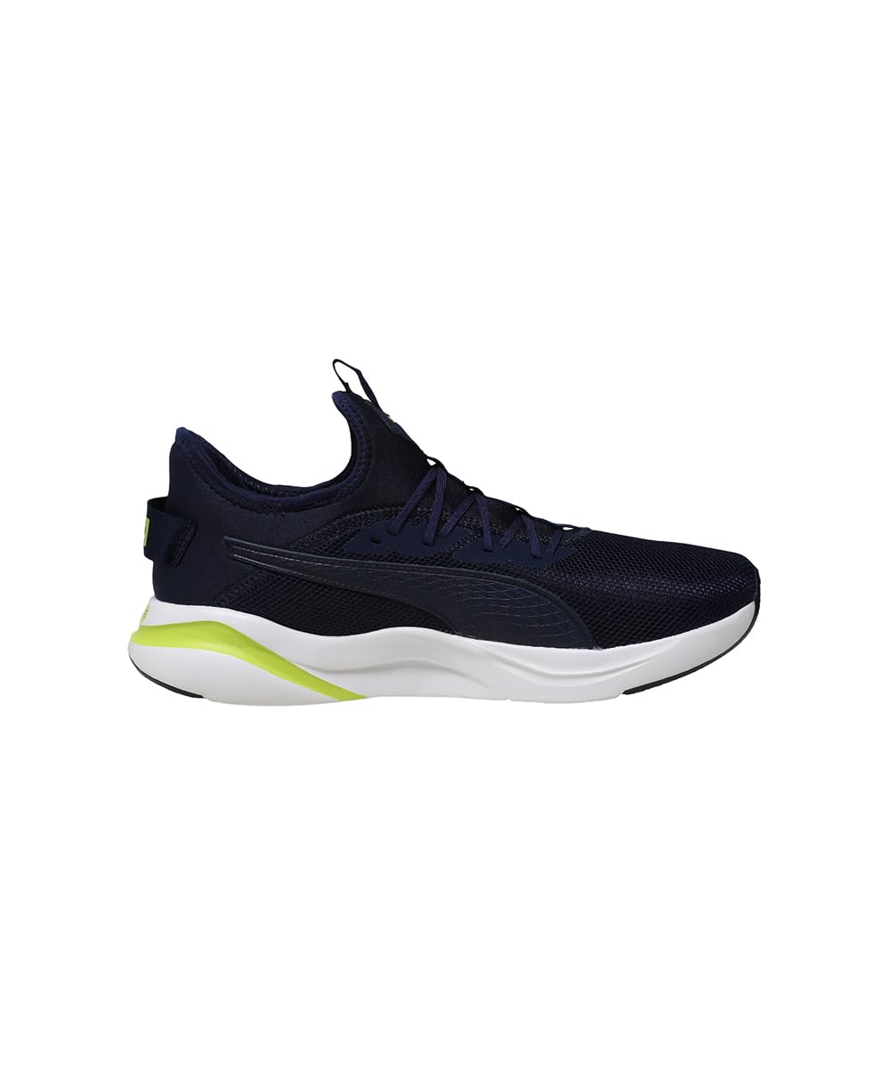 Puma Softride Rift PulseFusion - Navy Electric Lime White Men's Running Shoe - Image 3