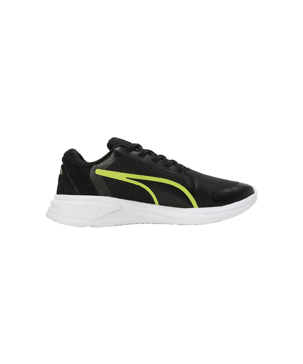Puma Men's Scorch Whizz Street Running Shoe - Black White Electric Lime - Image 3