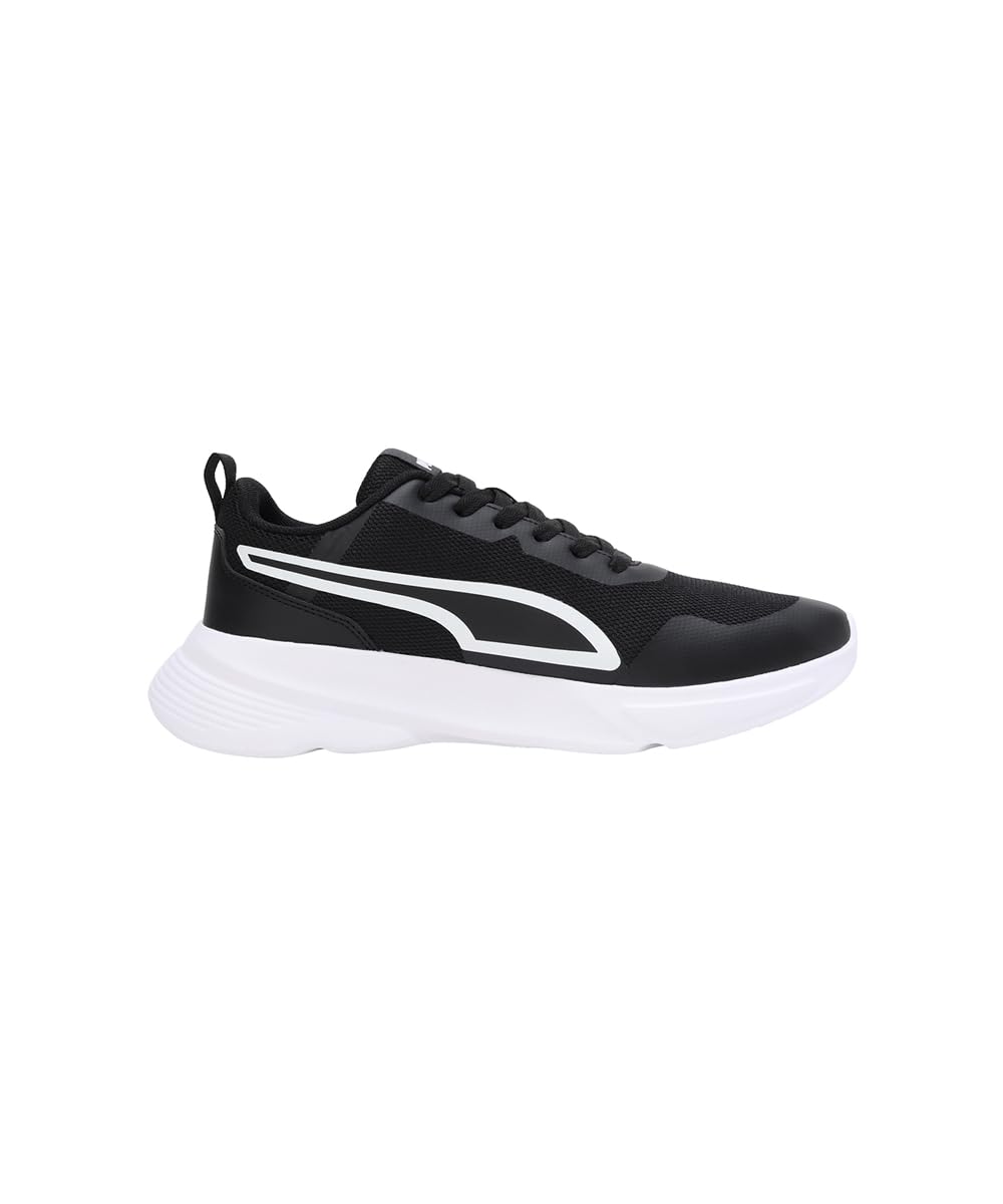 Puma Mens Alfarun Pro Sneaker - Black White - Image 3