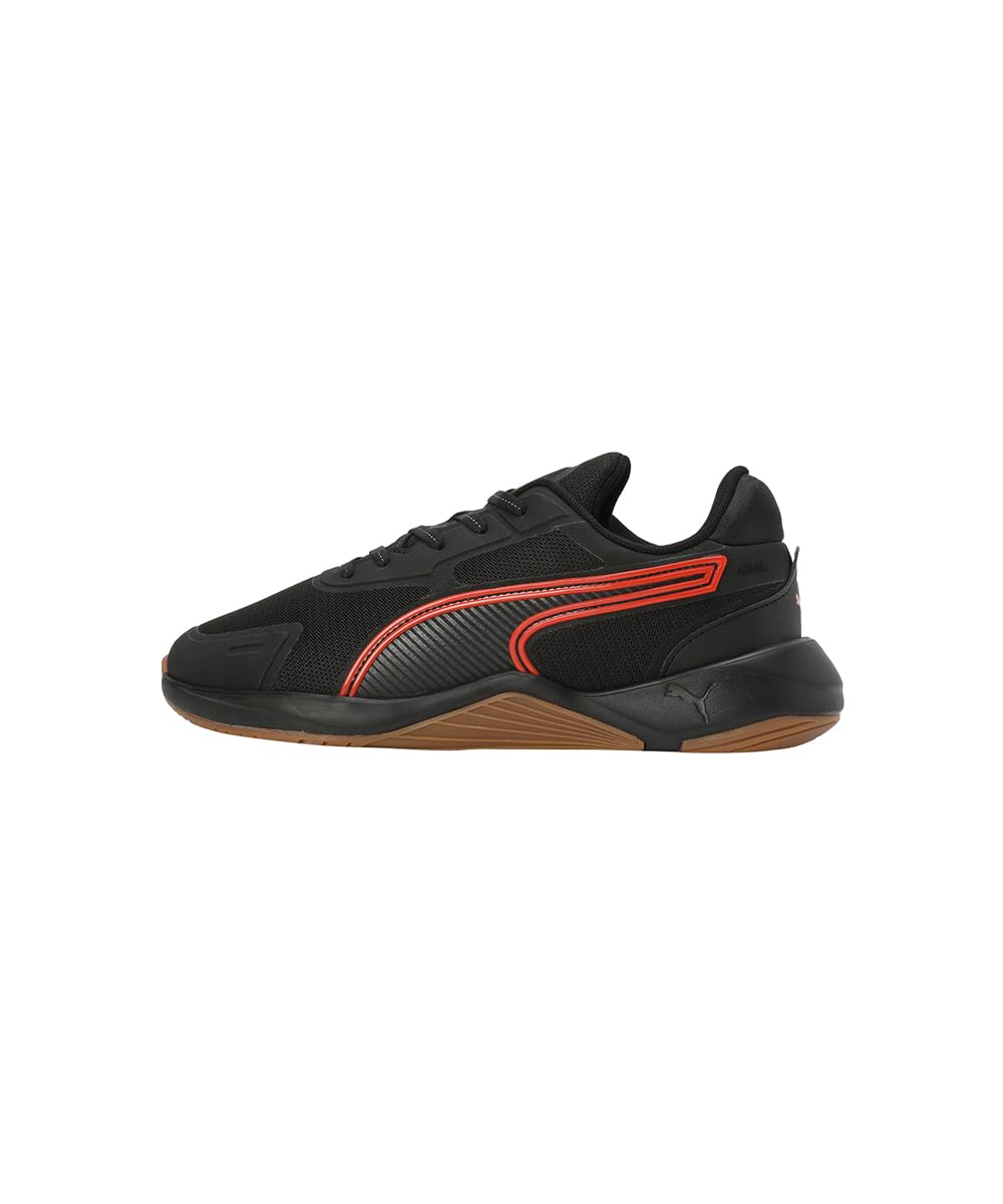 Puma Mens SwiftPulse Trainer - Black Red Gum - Image 2