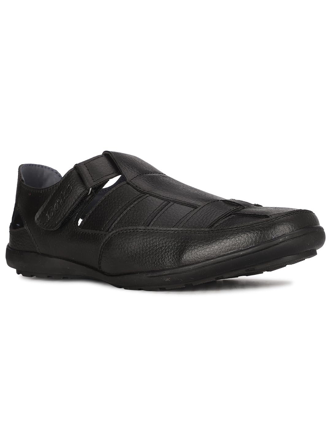 Bata Men's Slip-on Fisherman Sandal - Black