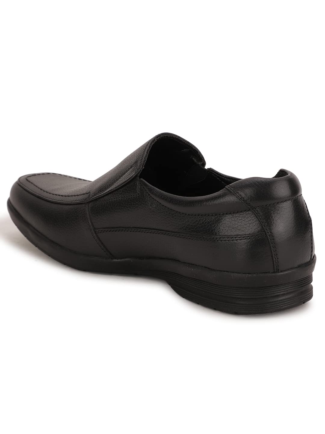 Bata Mens Dune Slipon Black Leather Formal Shoes - Image 3
