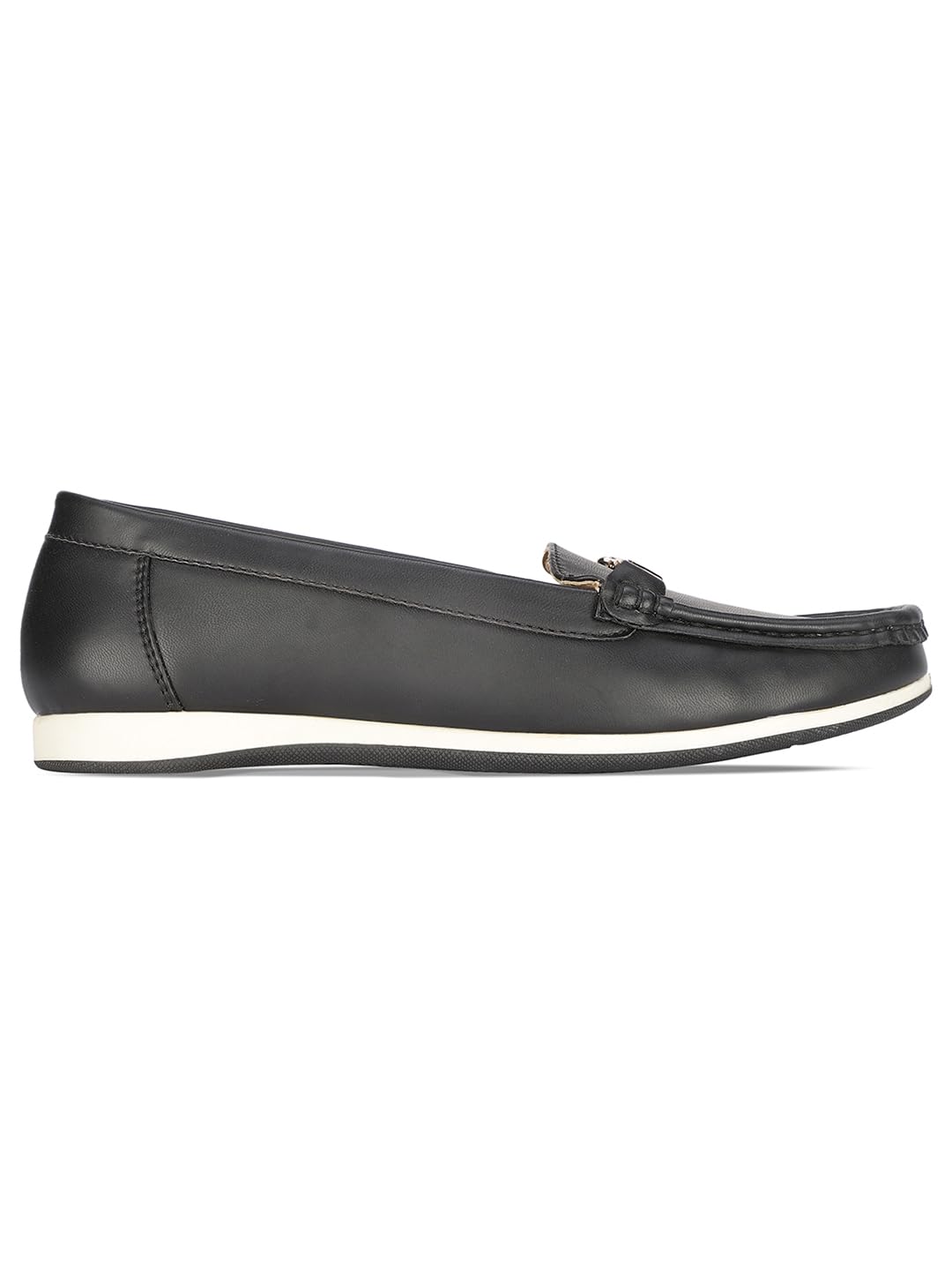 Bata Women's Black Slip-on Loafer - Image 2