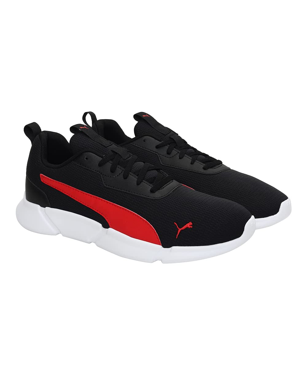 Puma Unisex Flair 2 Running Shoe - Black-High Risk Red - Image 5