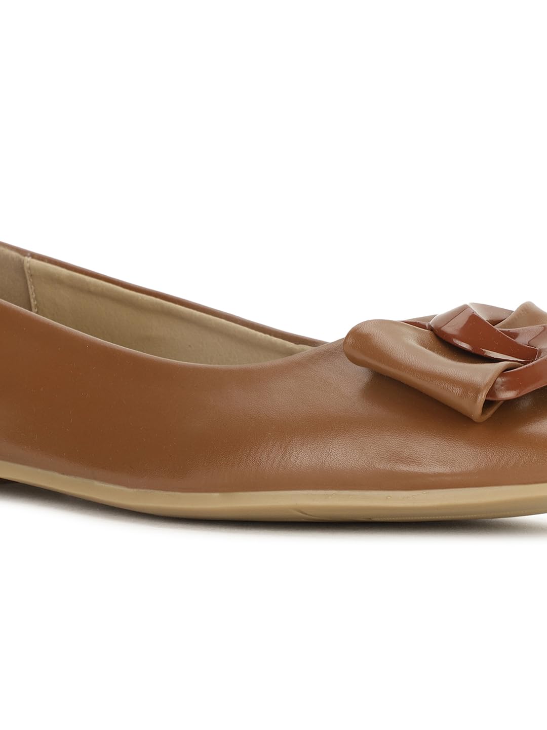 Bata Women's Slip-on Ballet Flat - Brown - Image 5