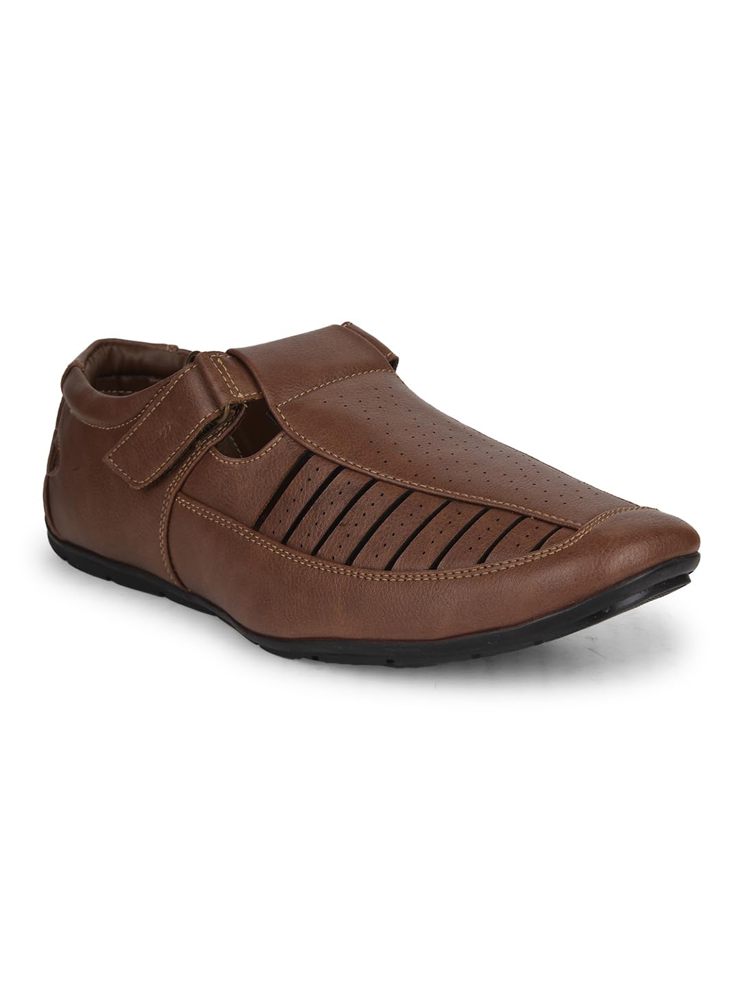 Bata Men's Slip-on Fisherman Sandal - Tan