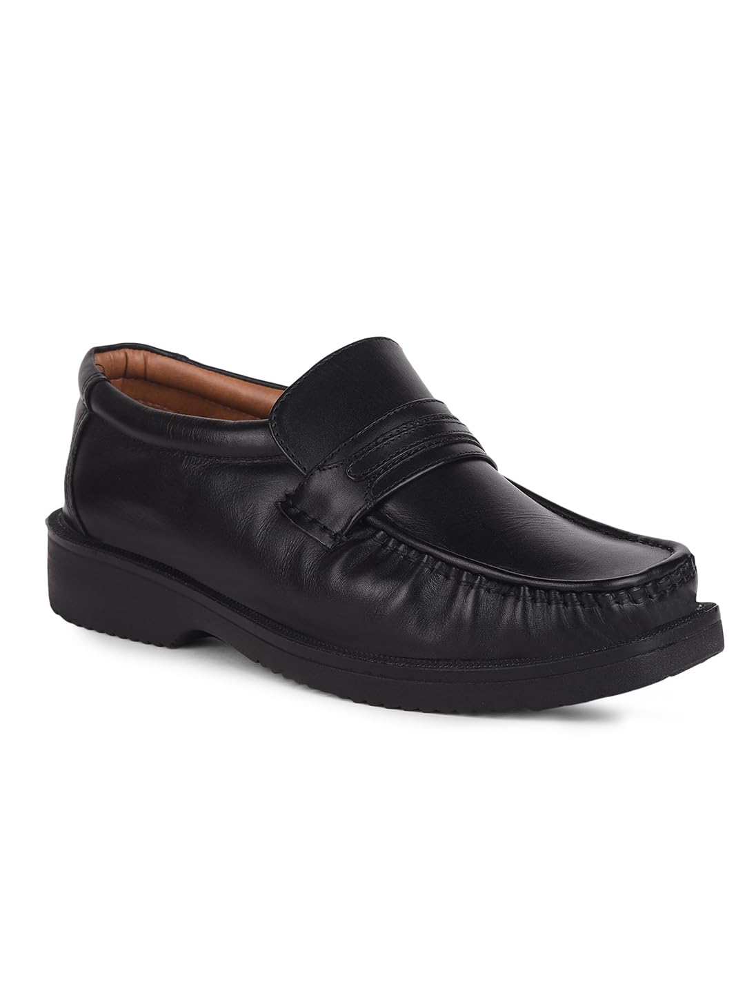 Bata Men's Slip-on Formal Shoes - Black - Image 2
