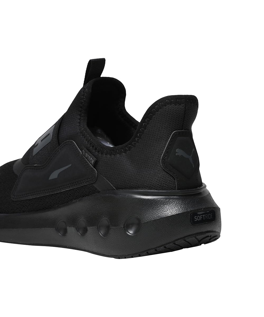 Puma Softride Carson Sliptech II - Black-Cool Dark Gray - Image 4