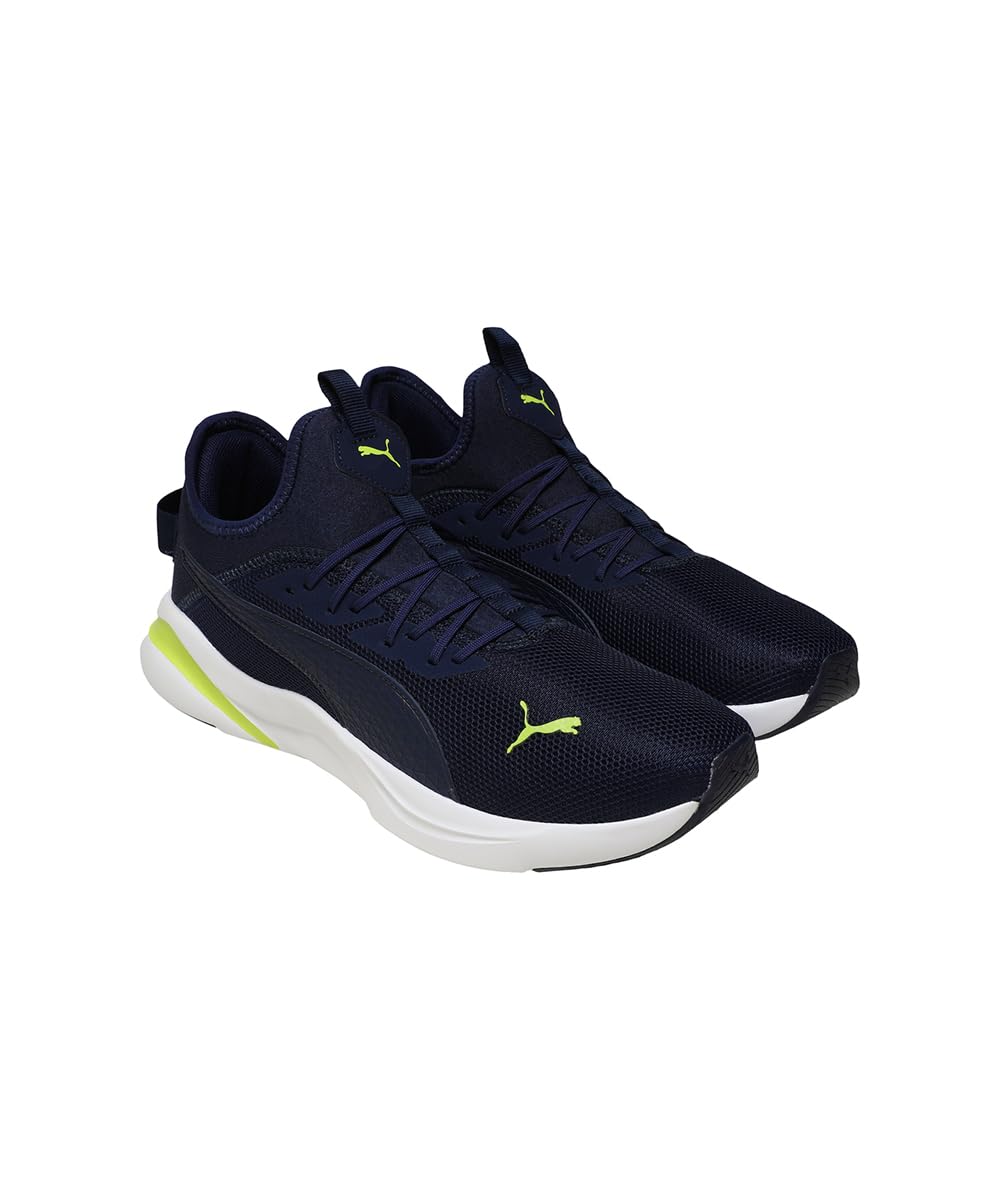 Puma Softride Rift PulseFusion - Navy Electric Lime White Men's Running Shoe - Image 5