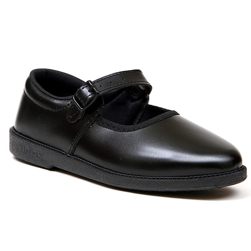 Liberty Girls Black School Shoes - Image 2