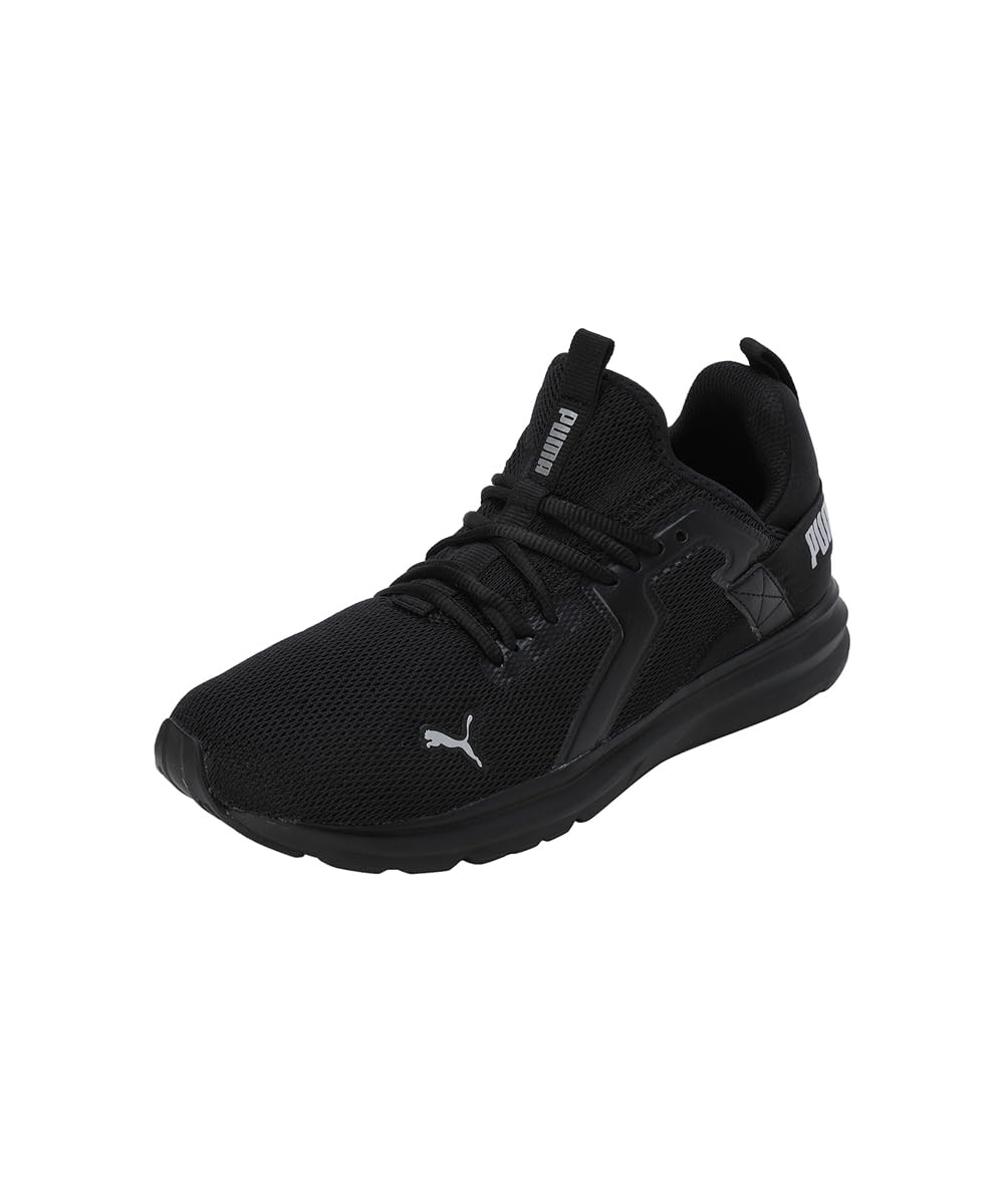 Puma Men's Enzo Stridance Running Shoe - Black Silver