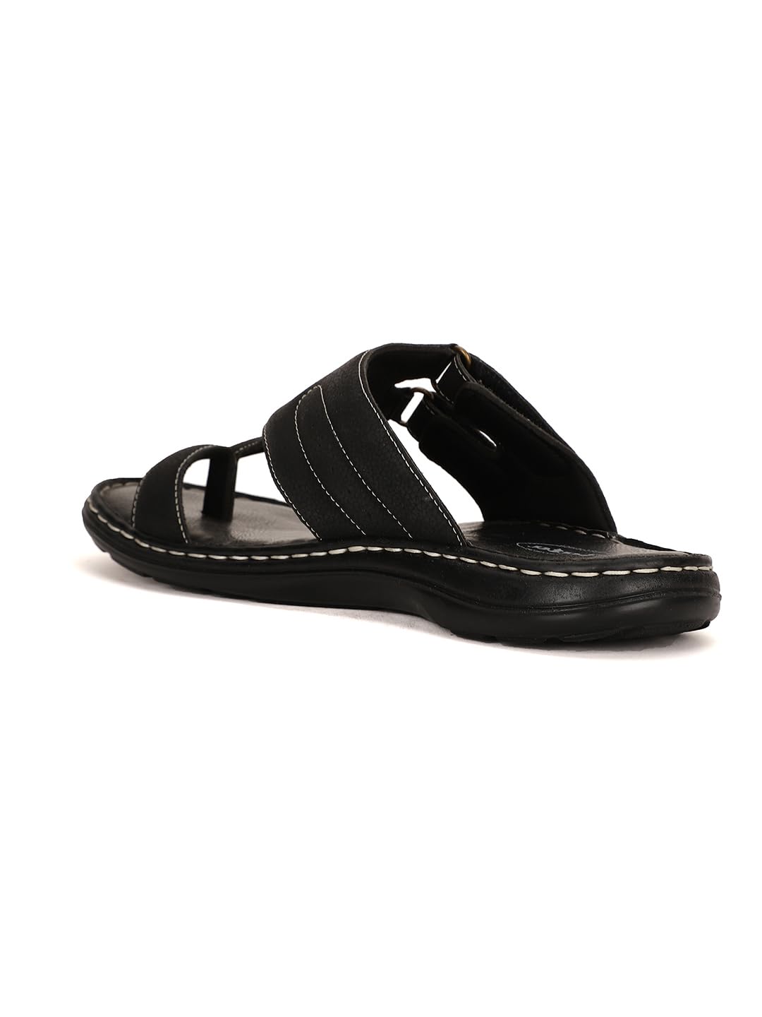Bata Men's Black Slip-on Sandal - Image 3