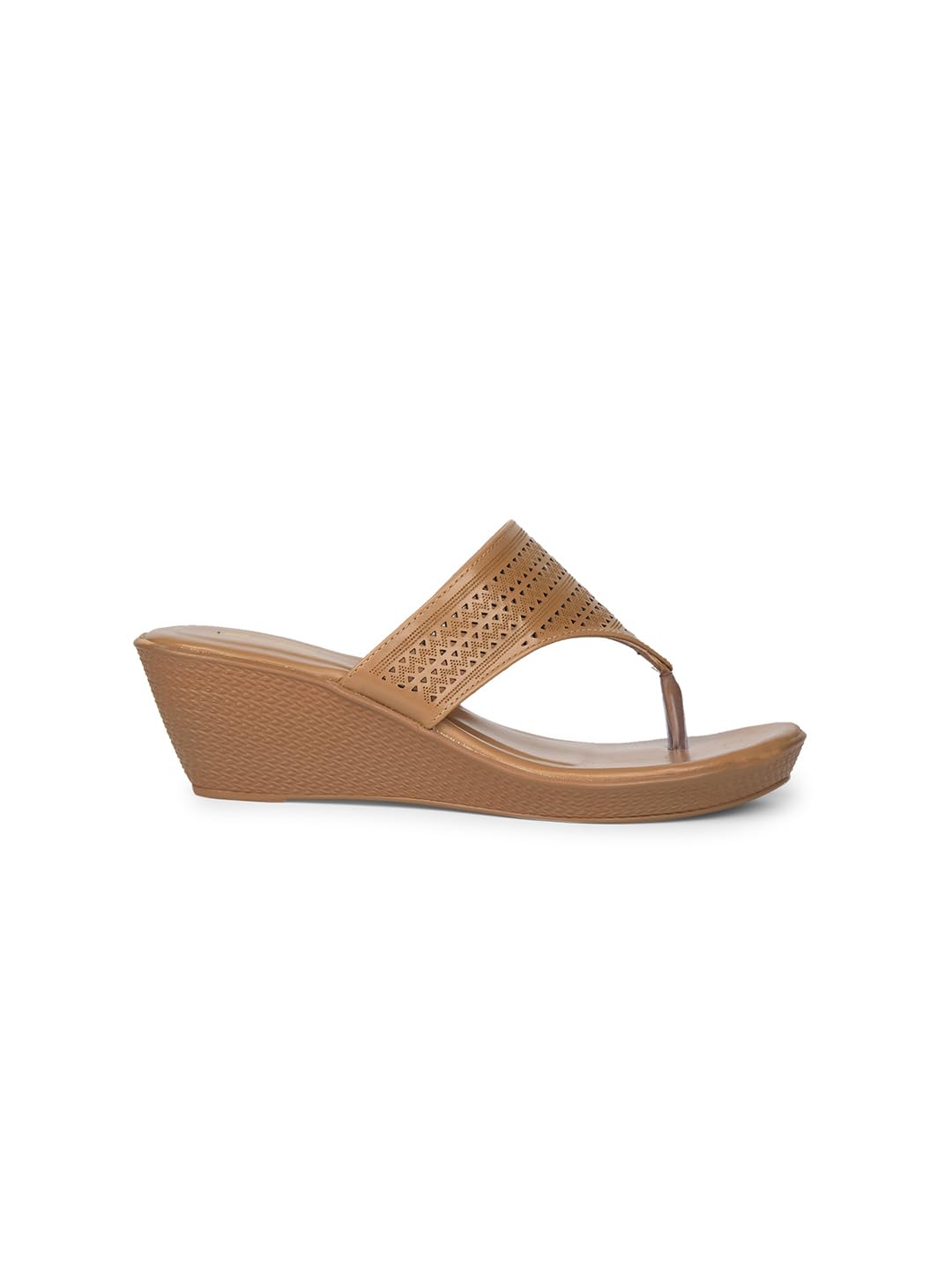 Bata Women's Gold Wedge Heel Sandals - Image 2
