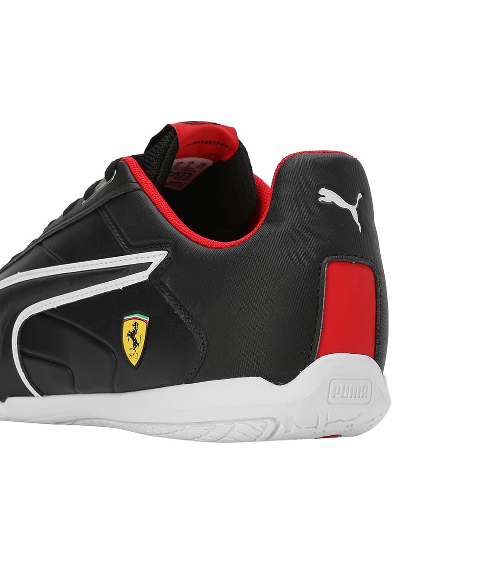 Puma Ferrari Tune Cat Sneaker - Black White Unisex - Image 5