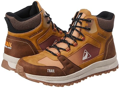 Woodland Men's Camel MESH Sports Shoes - Image 2