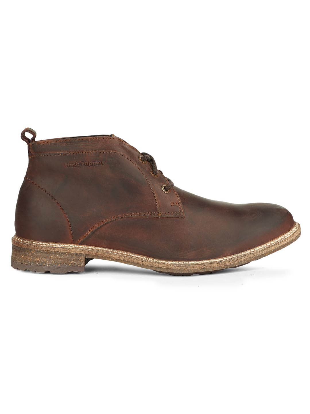 Hush Puppies Men's Apollo Mid Cut Brown Boots - Image 2