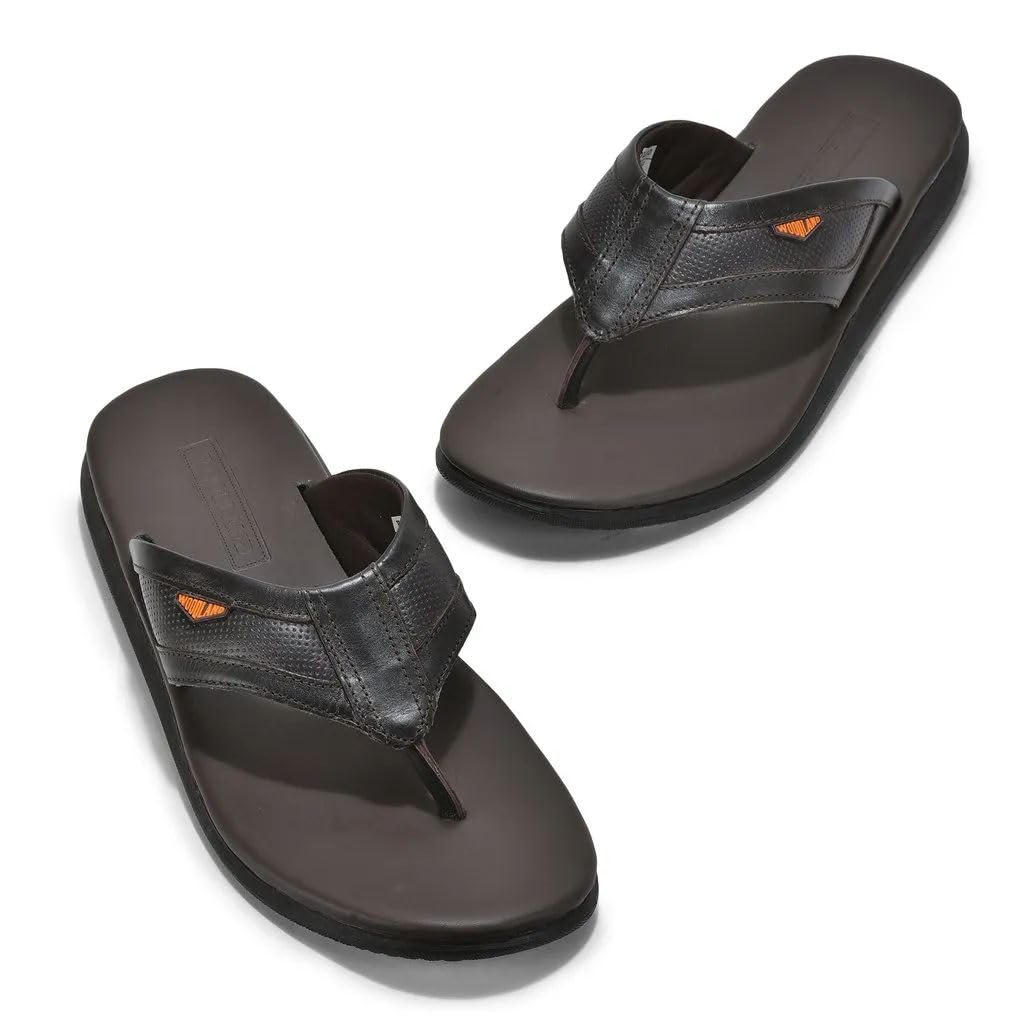 Woodland Men's PU Slipper - Brown - Image 2