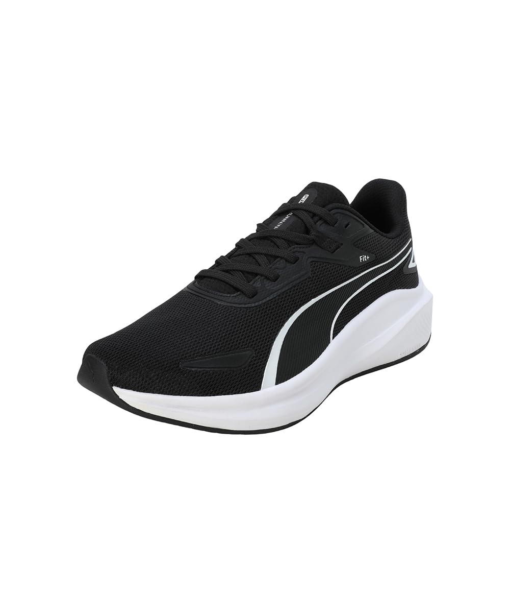 Puma Men Skyrocket Lite Running Shoe - Black White
