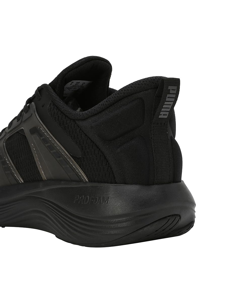 Puma Scend Progressive Running Shoe - Black Dark Gray - Image 4