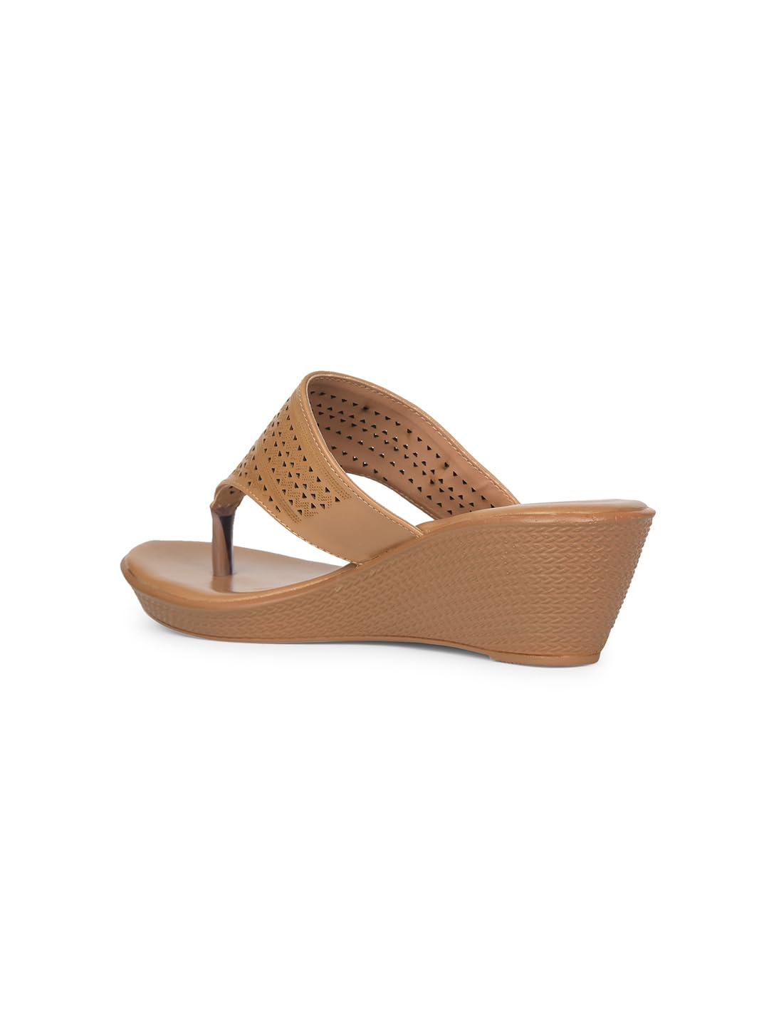 Bata Women's Gold Wedge Heel Sandals - Image 3