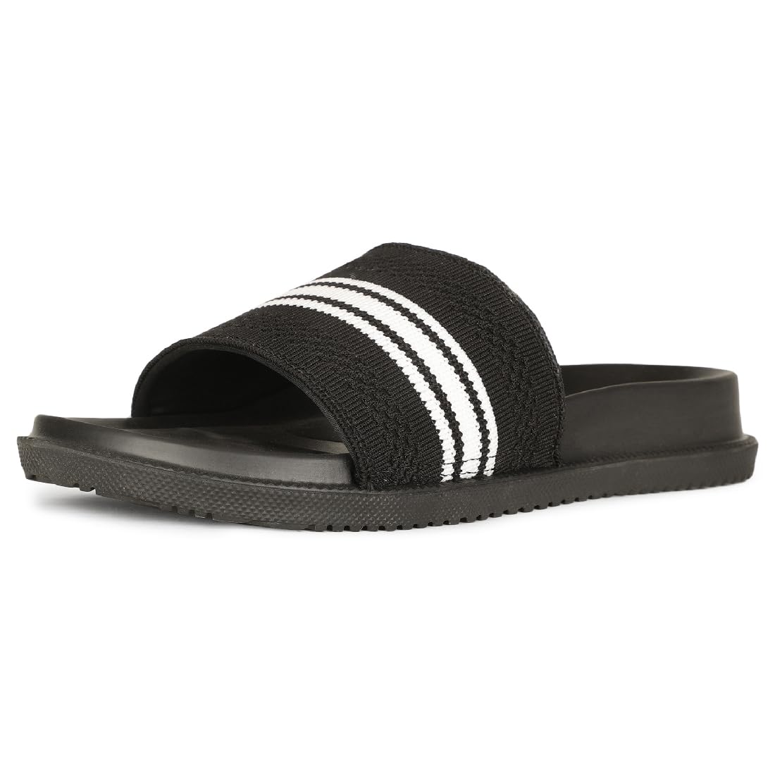 Bata Men's Black Slip-on Slide