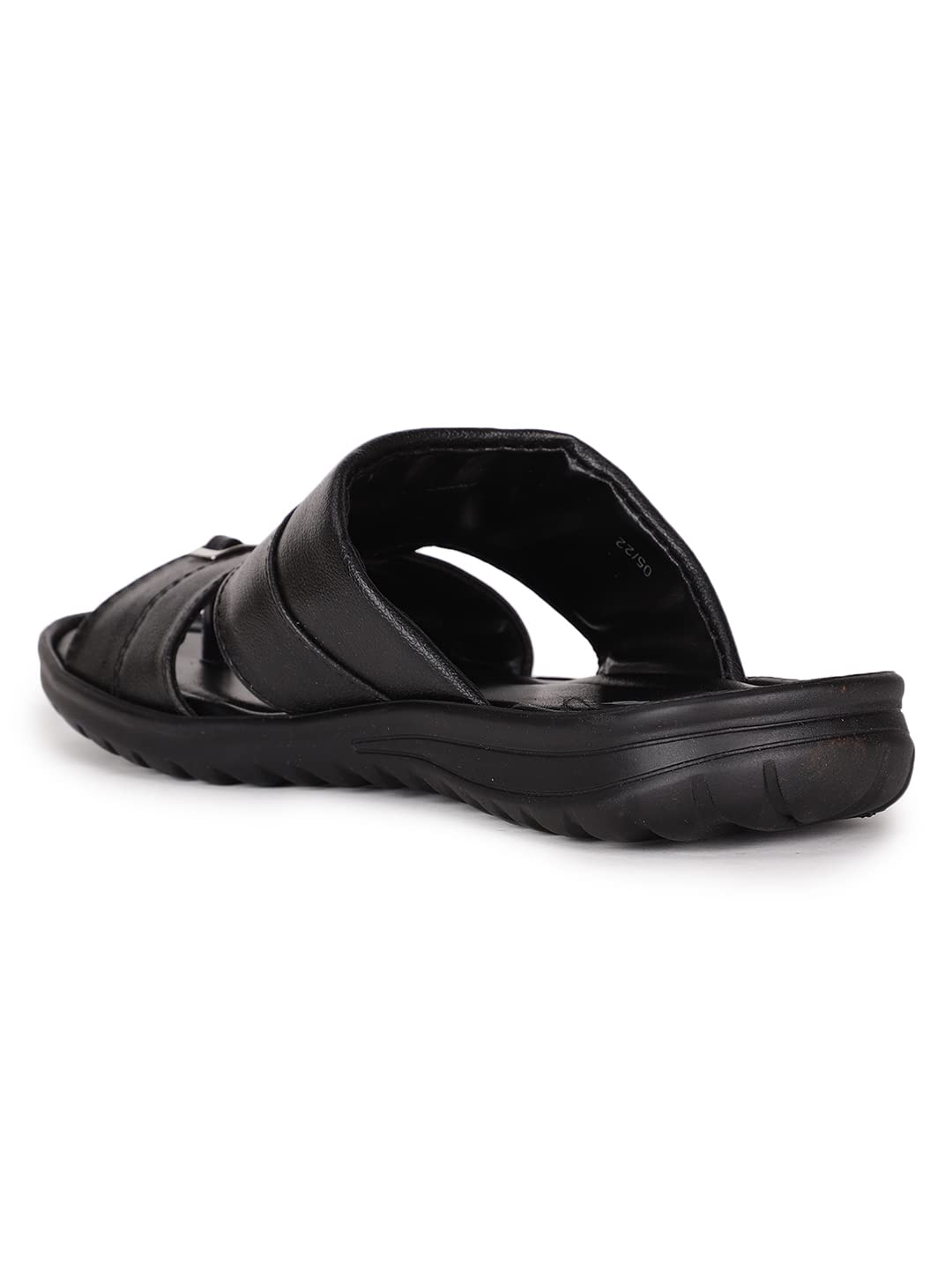 Bata Men's Black Slip-on Sandal - Image 3