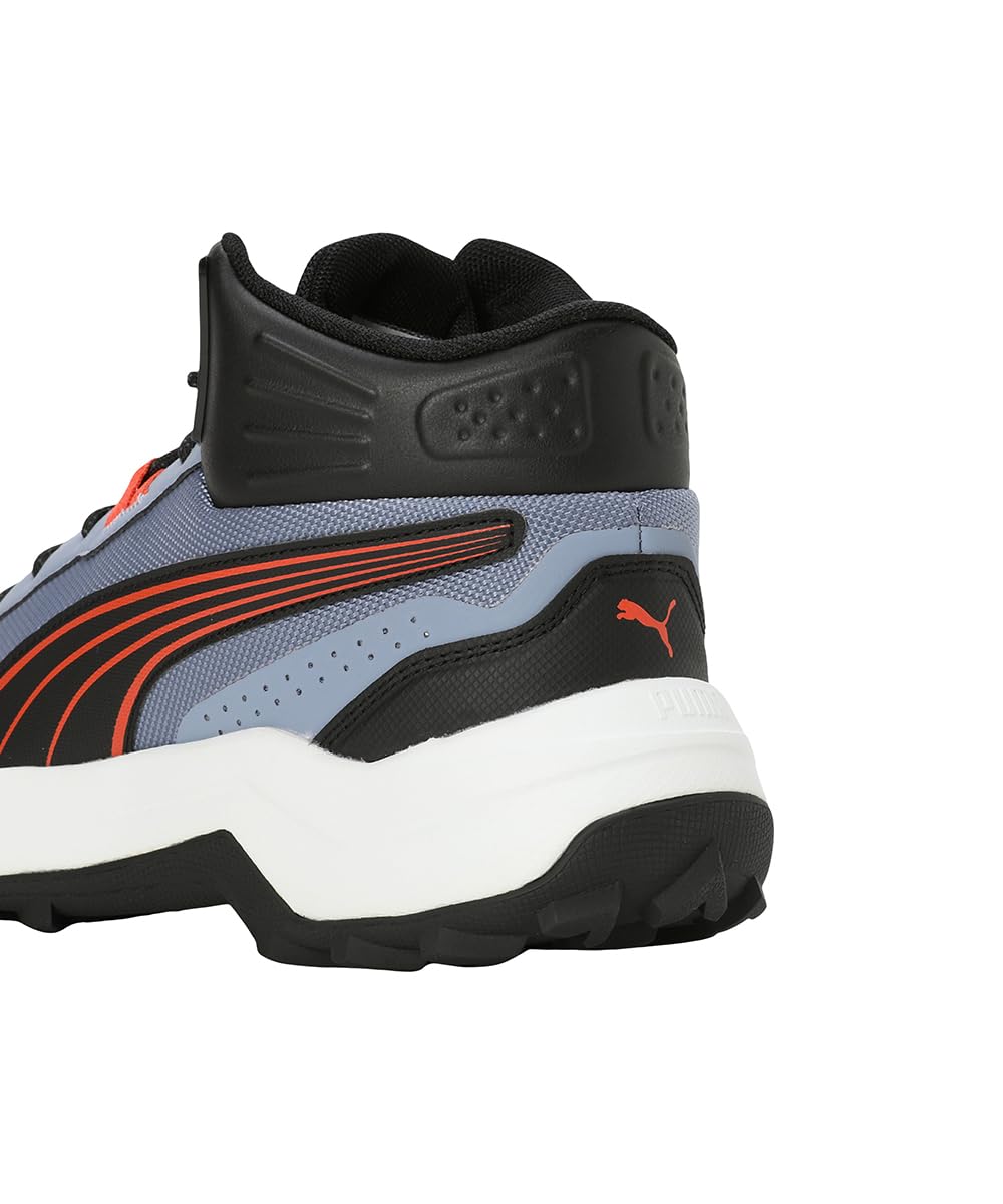 Puma Mens Questblitz Mid Running Shoe - Ash Black - Image 4