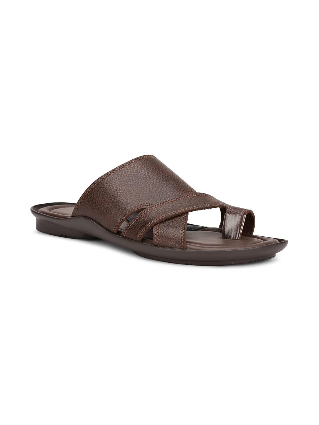 Bata Men's Slip-on Sandal - Brown