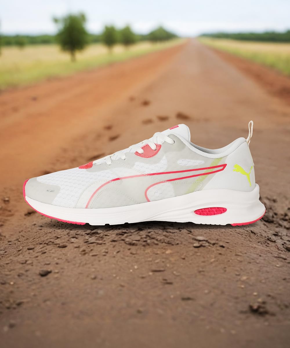 Puma ProFoam Fuego WNS Running Shoe - White Pink Yellow - Image 2