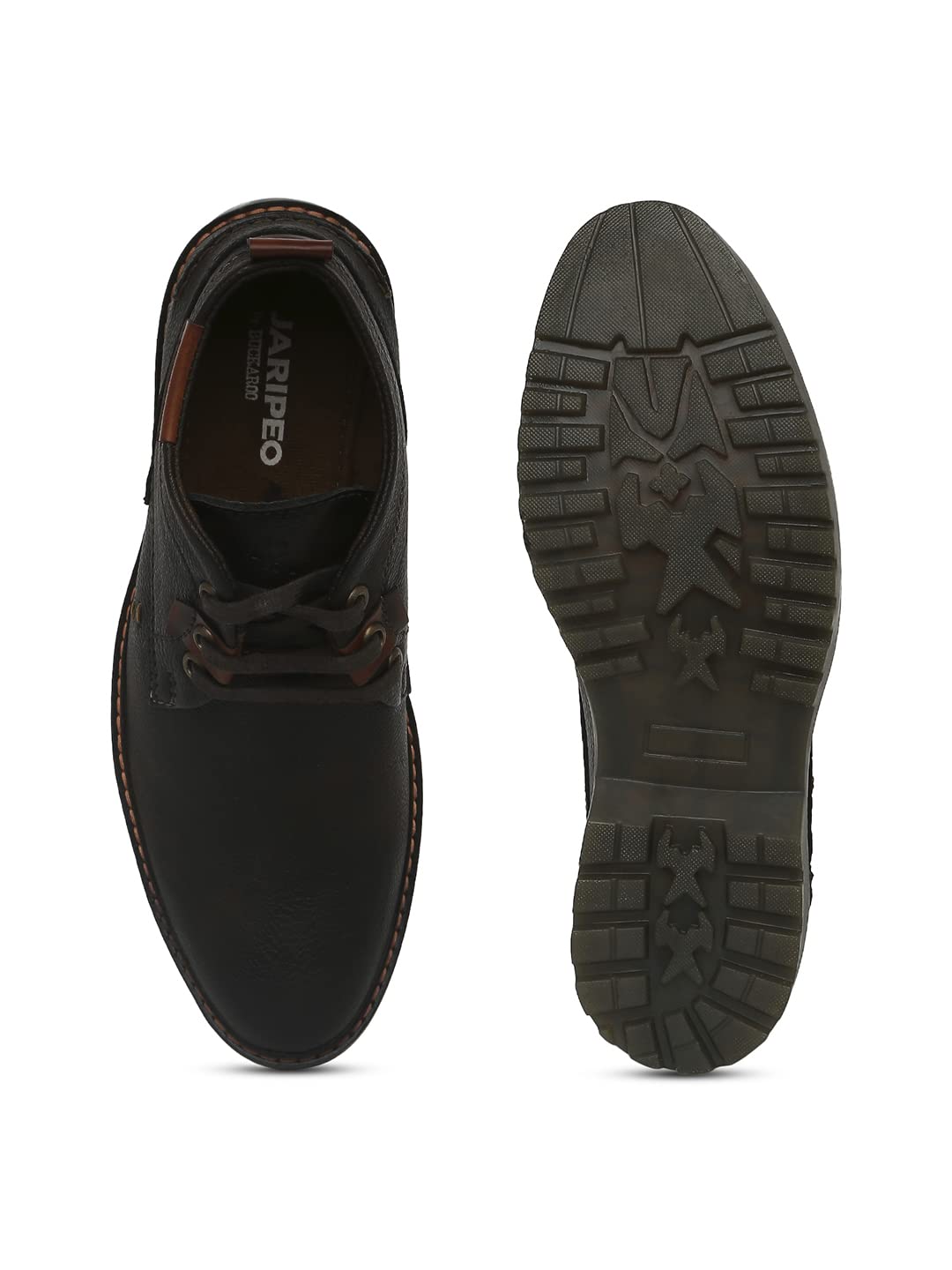 Buckaroo Jaripeo Delmar Brown Vegan Synthetic Shoes for Men - Image 5