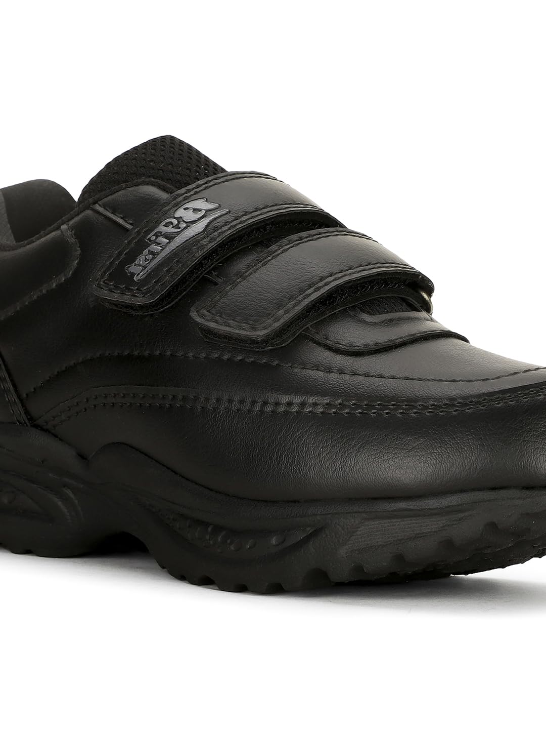 Bata Unisex Black Velcro School Shoes - Image 5