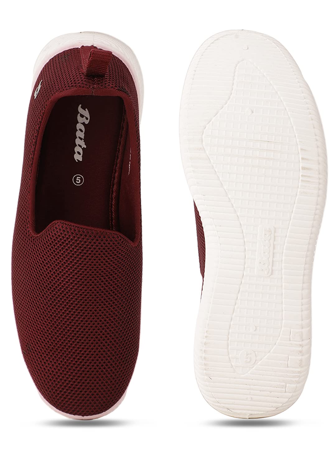 Bata Women's Slip-on Walking Shoe - Red - Image 5
